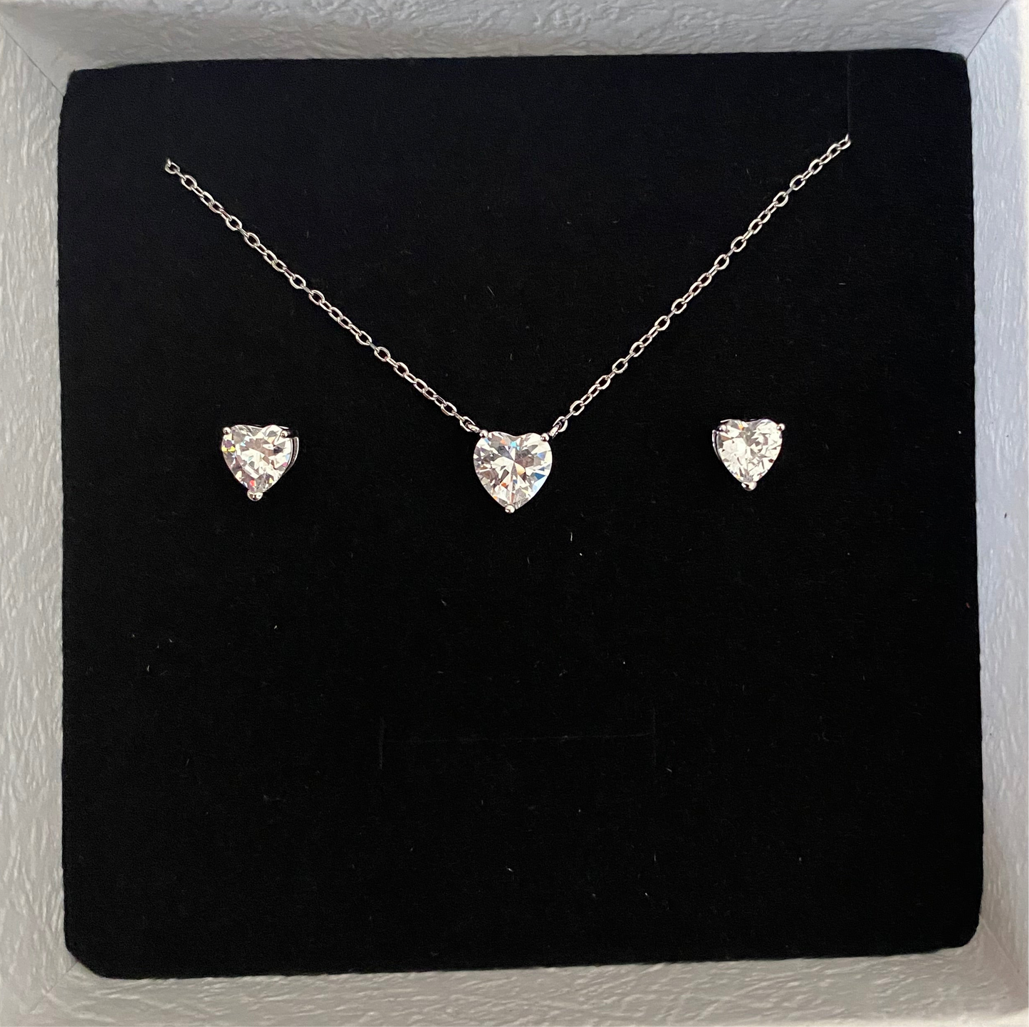 Heart Glow-Set| 925 Sterling Silber