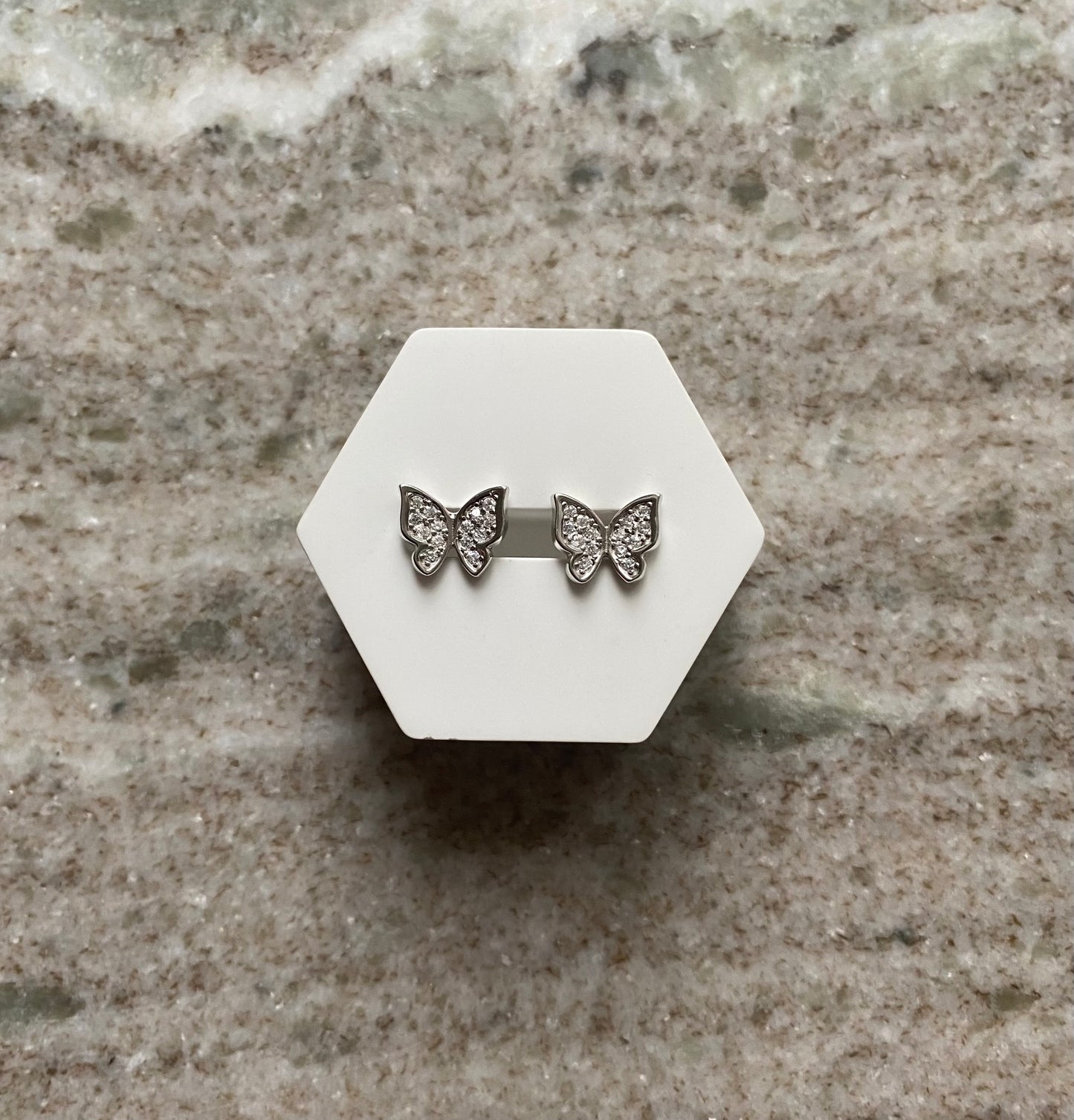 Butterfly Shine-Ohrringe| Sterlingsilber 925