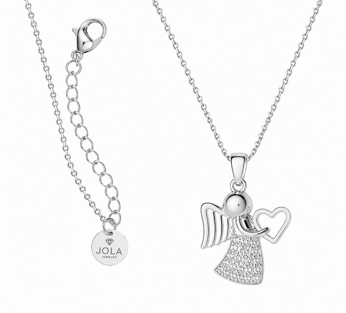GUARDIAN ANGEL NECKLACE | SILVER