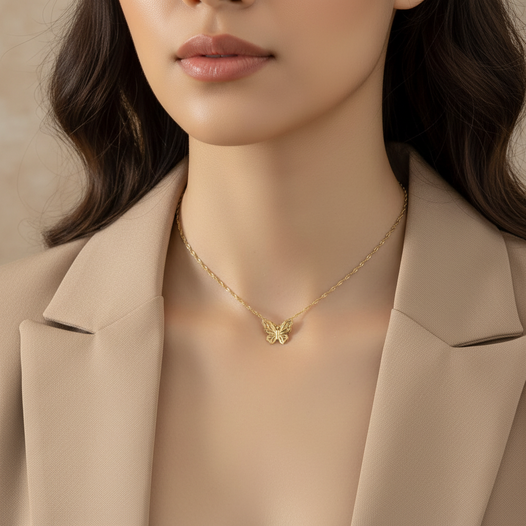 Golden Butterfly | Halskette✨