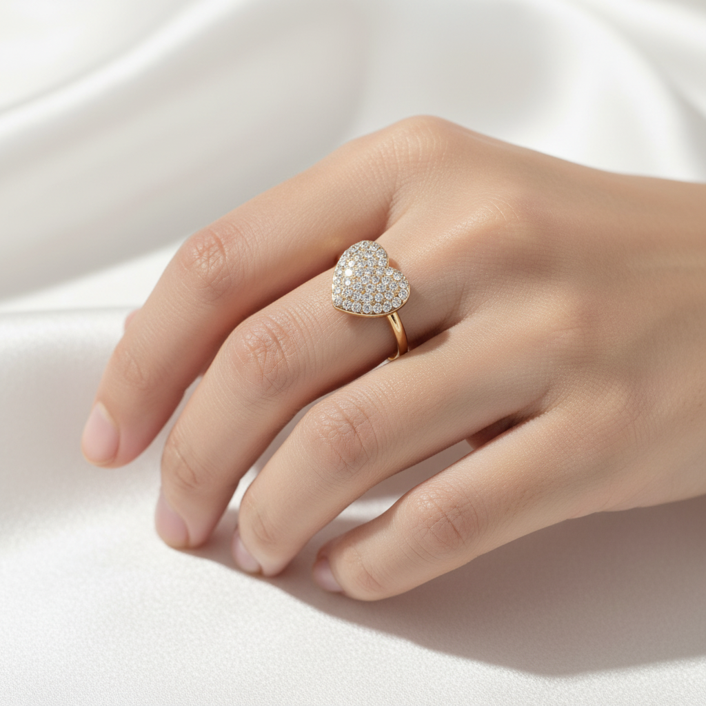 Radiant Heart-Ring