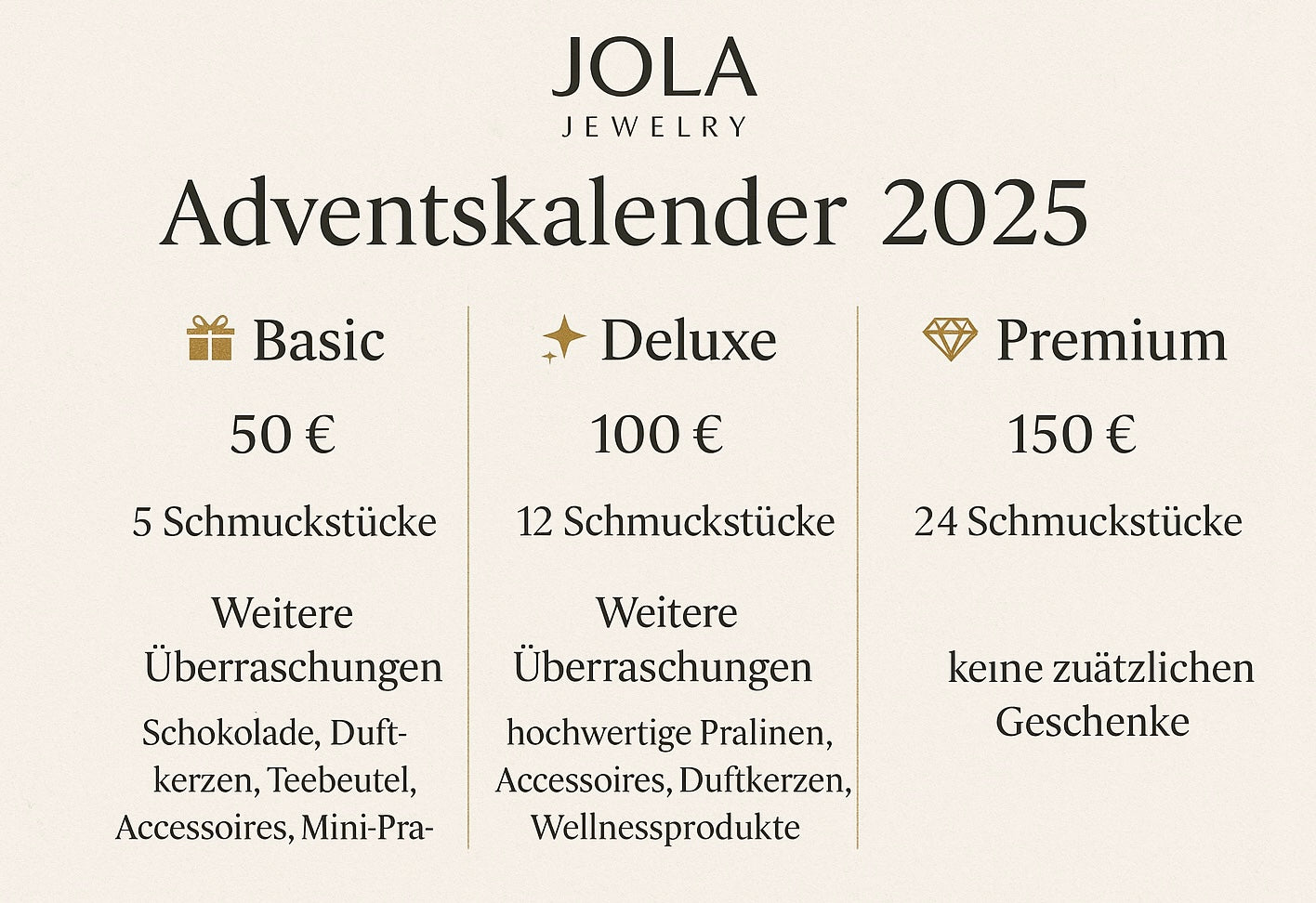 Adventskalender Premium 💎