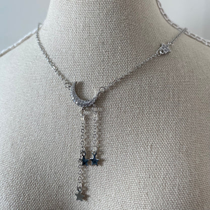 Silver Moon-Halskette| Sterlingsilber 925