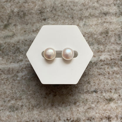 Perlen-Ohrringe| Sterlingsilber 925