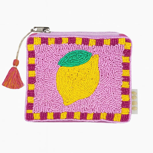 Perlen Clutch - Lemon🍋