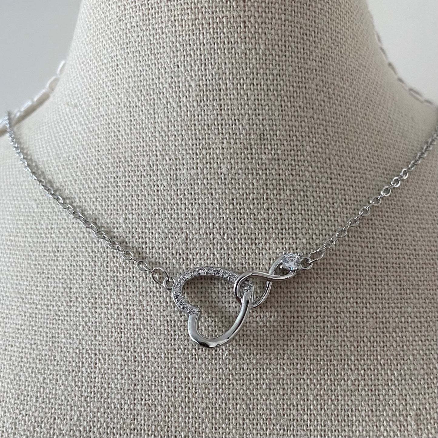 Infinity Love-Halskette| 925 Sterling Silber