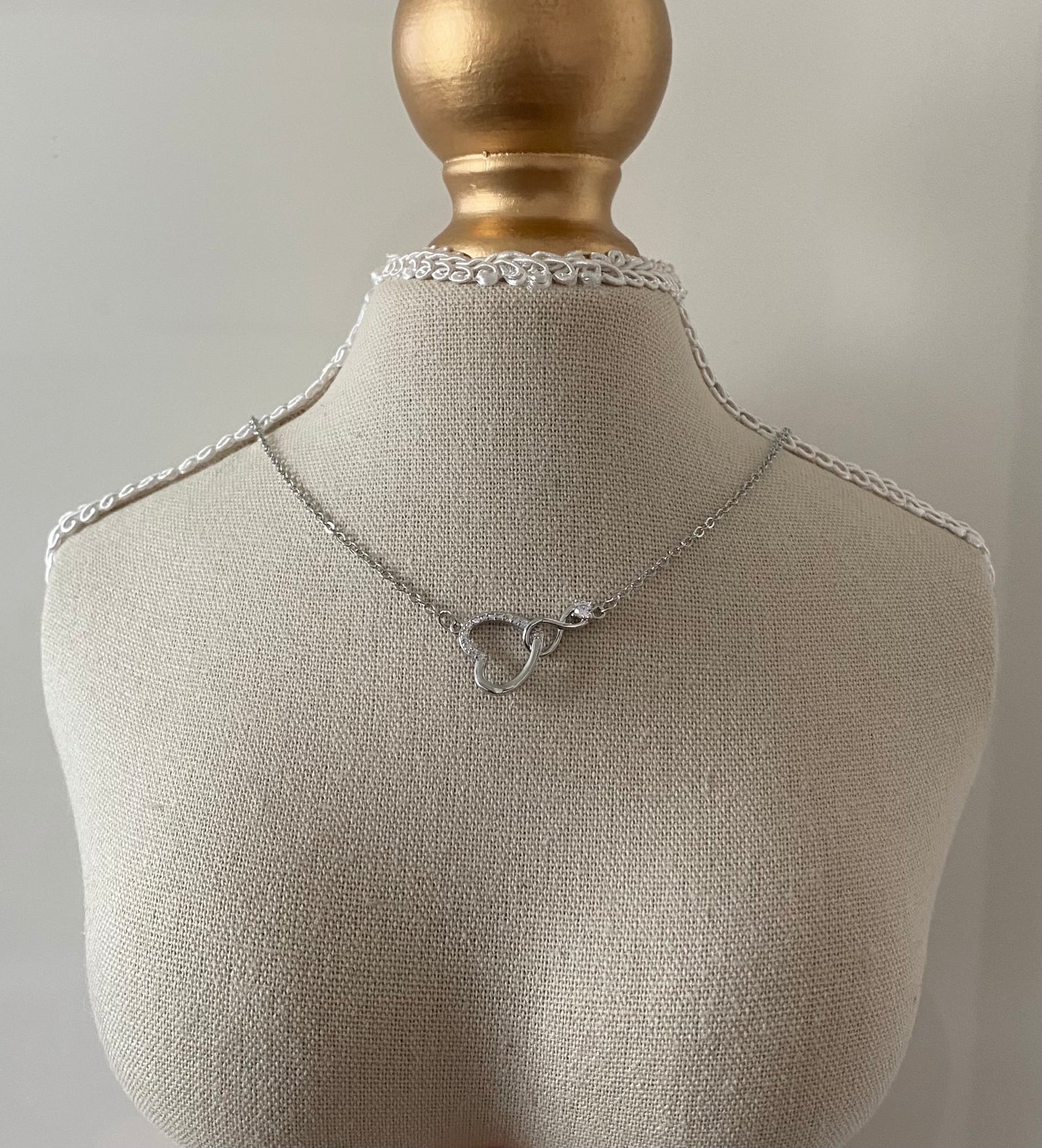 Infinity Love-Halskette| 925 Sterling Silber