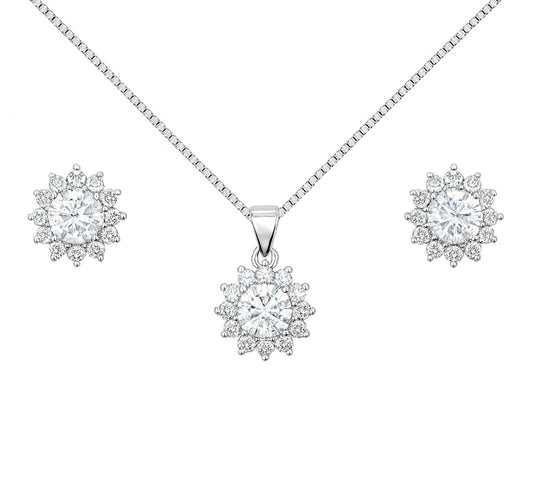 Florale-Set| 925 Sterling Silber