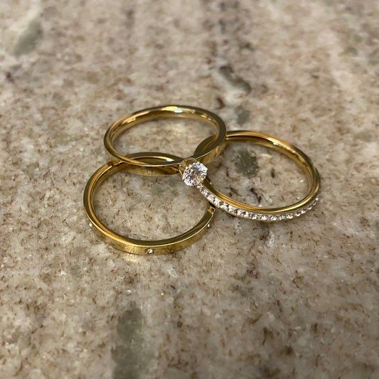 Amour-Ring | Edelstahl 18K