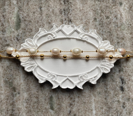 Pearl-Armband | Edelstahl 18K