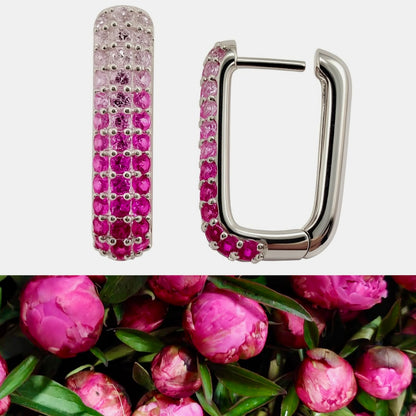 Pink Amoura - Ohrringe - 960 Argentium Silber💎