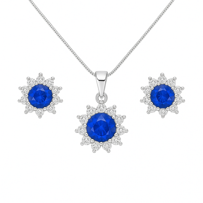Florale-Set| 925 Sterling Silber