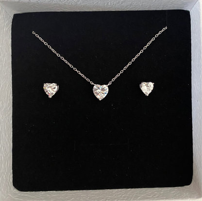 Heart Glow-Set| 925 Sterling Silber