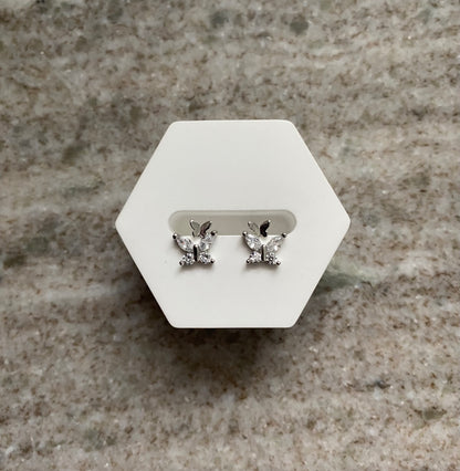 Butterfly Whisper-Ohrringe| Sterlingsilber 925