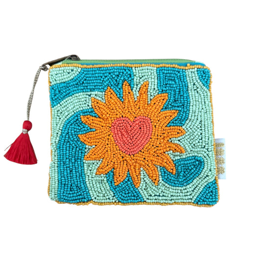 Perlen Clutch - Heart❤️