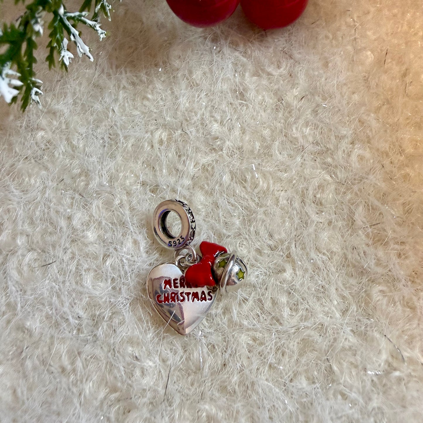 Merry Christmas | Charm | 925 Sterlingsilber