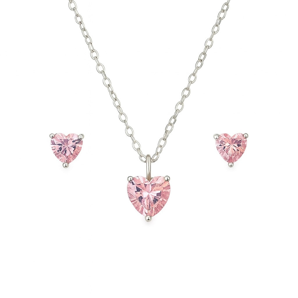 Heart Glow-Set| 925 Sterling Silber