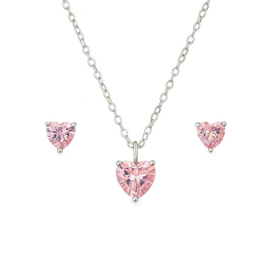 Heart Glow-Set| 925 Sterling Silber