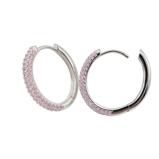 Peach Blush - Ohrringe - 960 Argentium Silber 💎