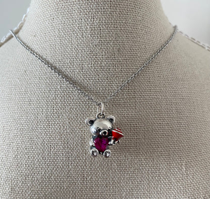 Teddy-Halskette| 925 Sterling Silber