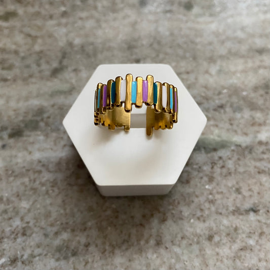 Aura-Ring | Edelstahl 18K