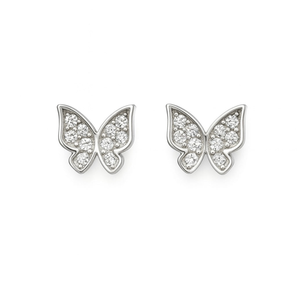 Butterfly Shine-Ohrringe| Sterlingsilber 925