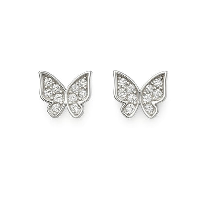 Butterfly Shine-Ohrringe| Sterlingsilber 925