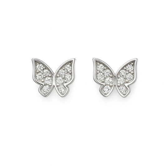 Butterfly Shine-Ohrringe| Sterlingsilber 925