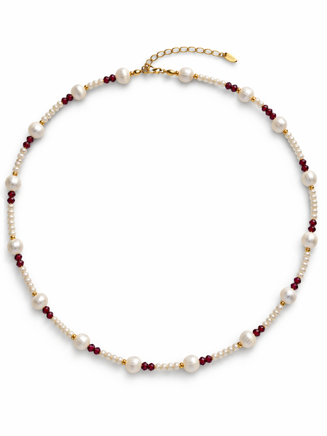 Aurora Rouge-Süßwasserperlenkette