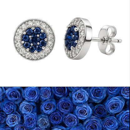 Midnight Bloom - Ohrringe - 960 Argentium Silber 💎