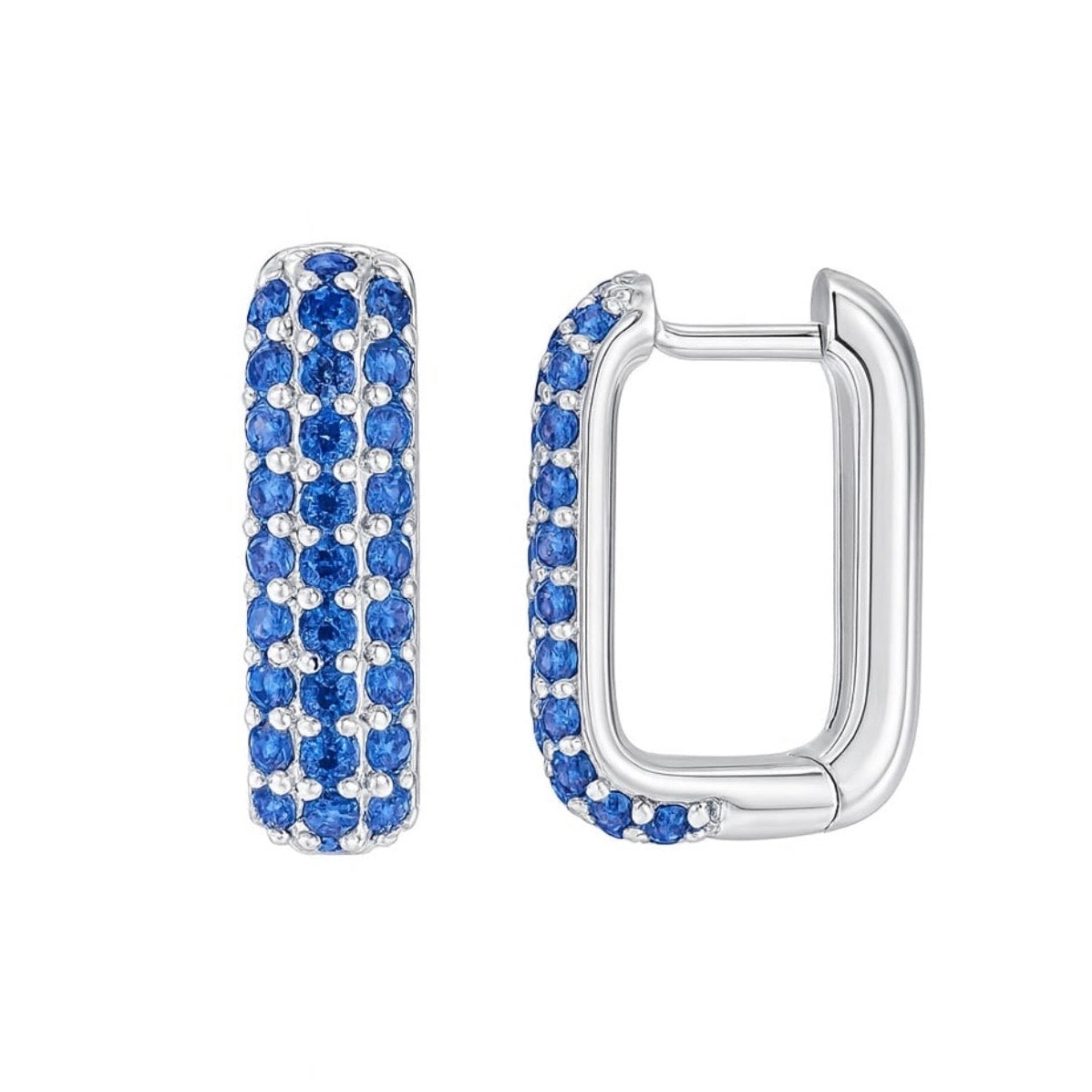 Sapphire Blue | Ohrringe - 960 Argentium Silber💎