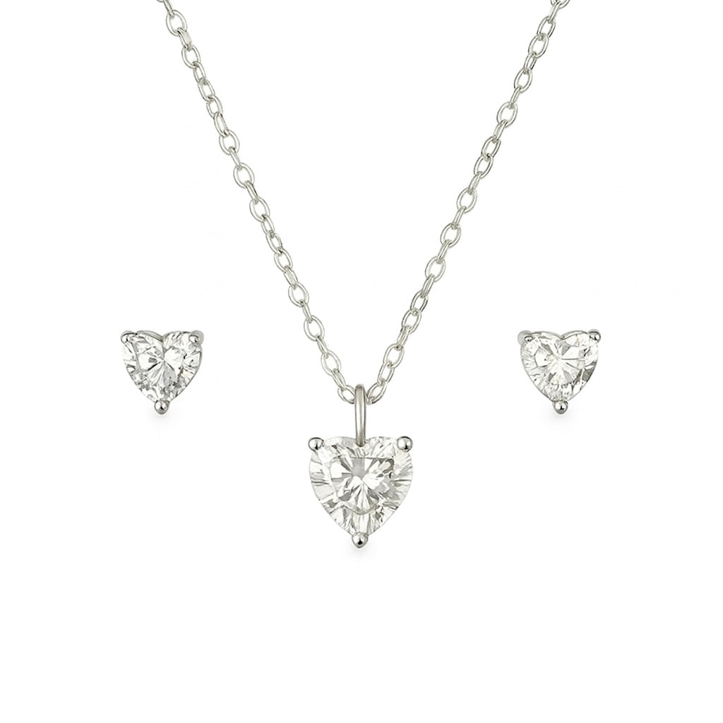 Heart Glow-Set| 925 Sterling Silber