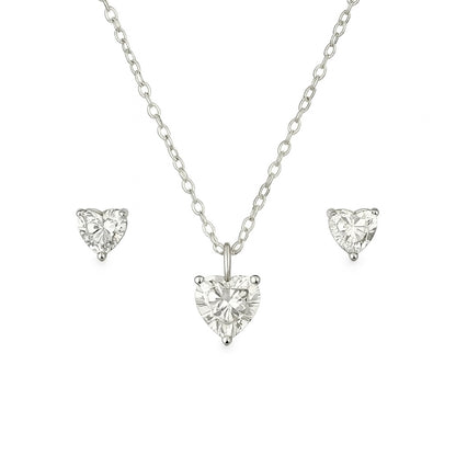 Heart Glow-Set| 925 Sterling Silber