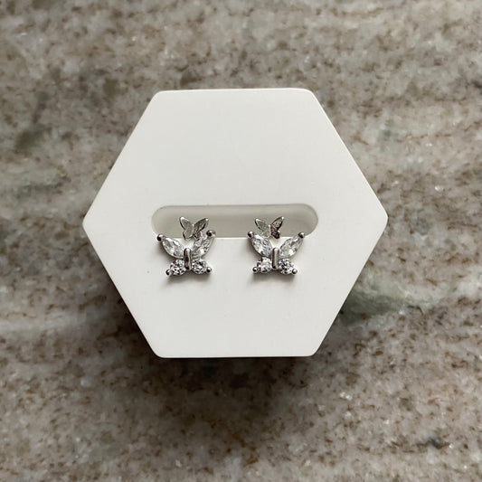 Butterfly Whisper-Ohrringe| Sterlingsilber 925