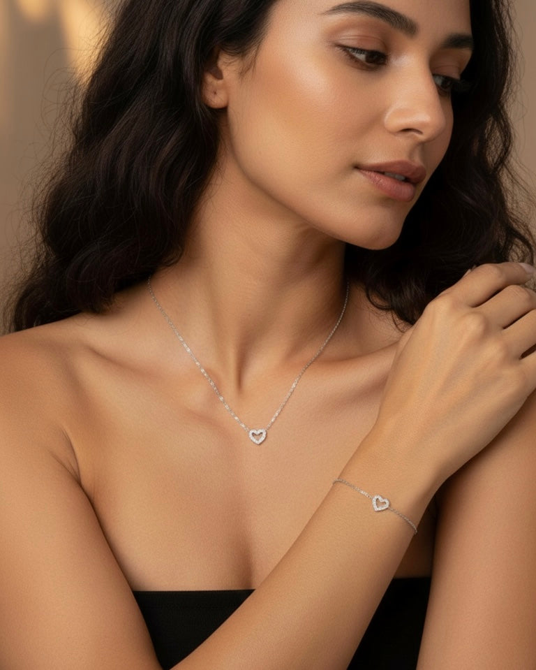 Heart Shine-Halskette