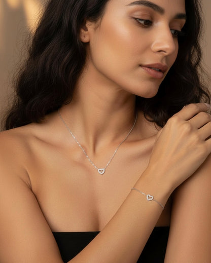 Heart Shine-Halskette