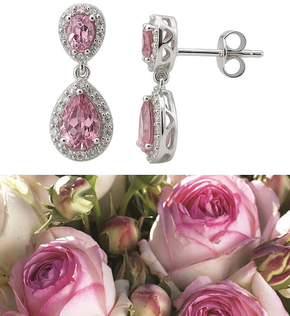 Rosé Blossom | Ohrringe - 960 Argentium Silber💎