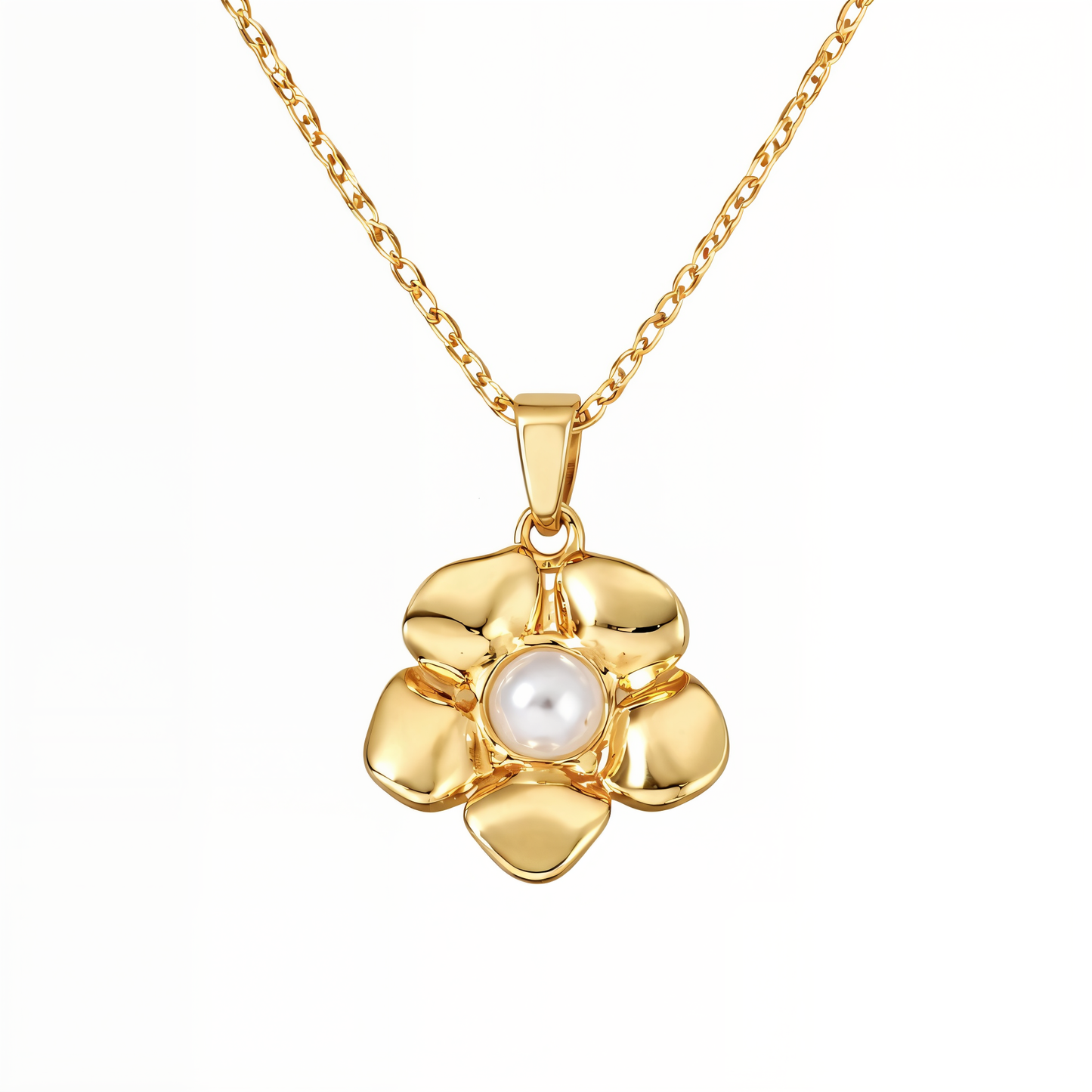 Golden Petal-Halskette