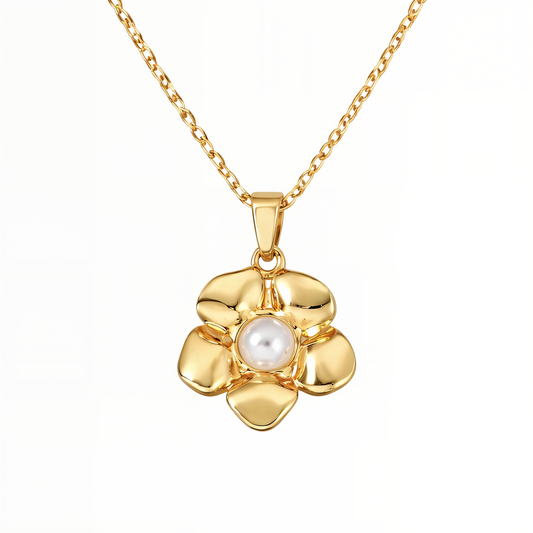 Golden Petal-Halskette