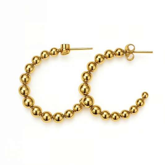 Golden Bubble-Ohrringe