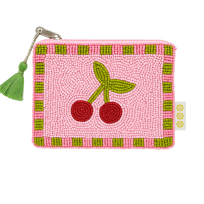 Perlen Clutch - Cherry🍒
