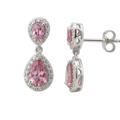 Rosé Blossom | Ohrringe - 960 Argentium Silber💎