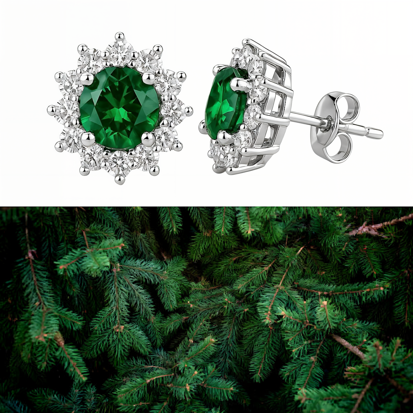 Green Velvet | Ohrringe- 960 Argentium Silber💎