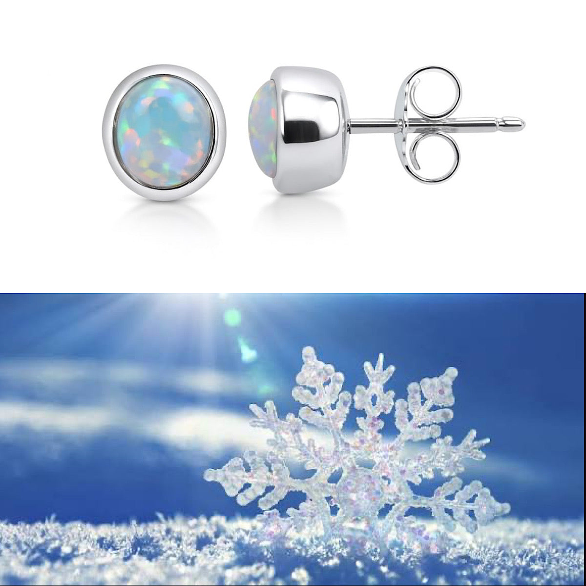 Opal Glow | Ohrringe - 960 Argentium Silber💎