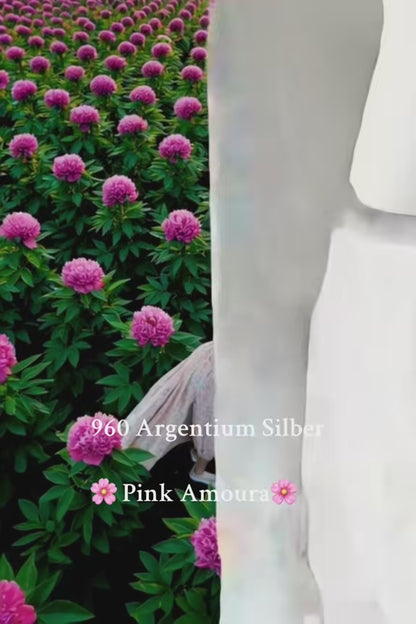 Pink Amoura - Ohrringe - 960 Argentium Silber💎